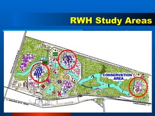 RWH Study Areas K A M P U S Kenanga Agatis Mahoni Puspa Ulin Salam 