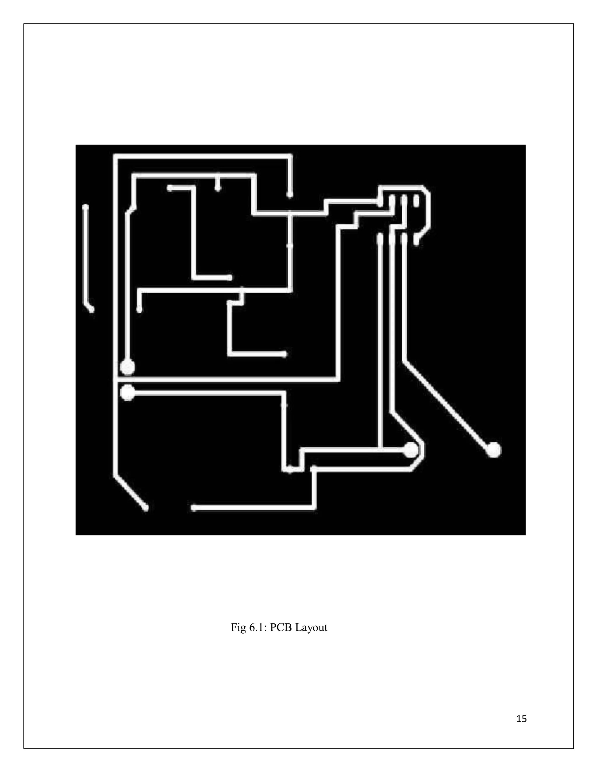 Fig 6.1: PCB Layout
15
 