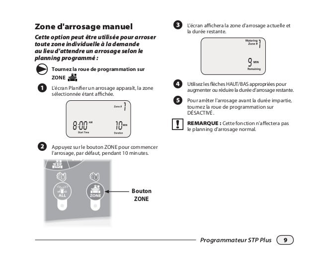 Rain Bird Image 6 Notice Utilisation Rain bird