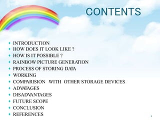 Rainbow storage-Technology By Satish | PPTX