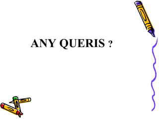 ANY QUERIS ?
 