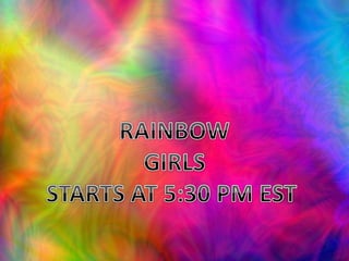 Rainbow girls 061414