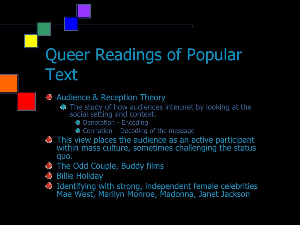 Queer Theory Presentation (2004)