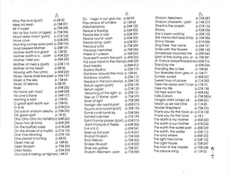 Rainbow songbook part 1