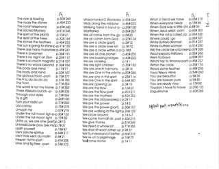 Rainbow songbook part 1