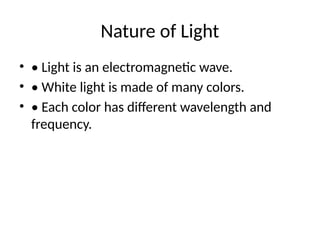 The Physics of Rainbows: Understanding Light and Color Phenomena | PPTX