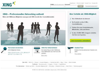 XING. Powering Relationships<br />Personas für das Business-Netzwerk XING | Hamburg, 12.11.2009<br />2<br />