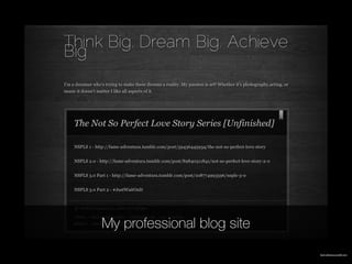 My professional blog site
fame-adventura.tumblr.com
 