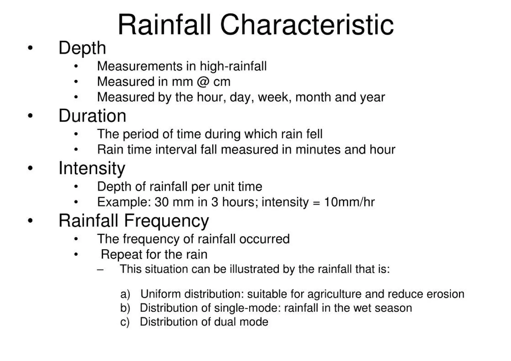 RAINFALL DATA ANALYSIS
