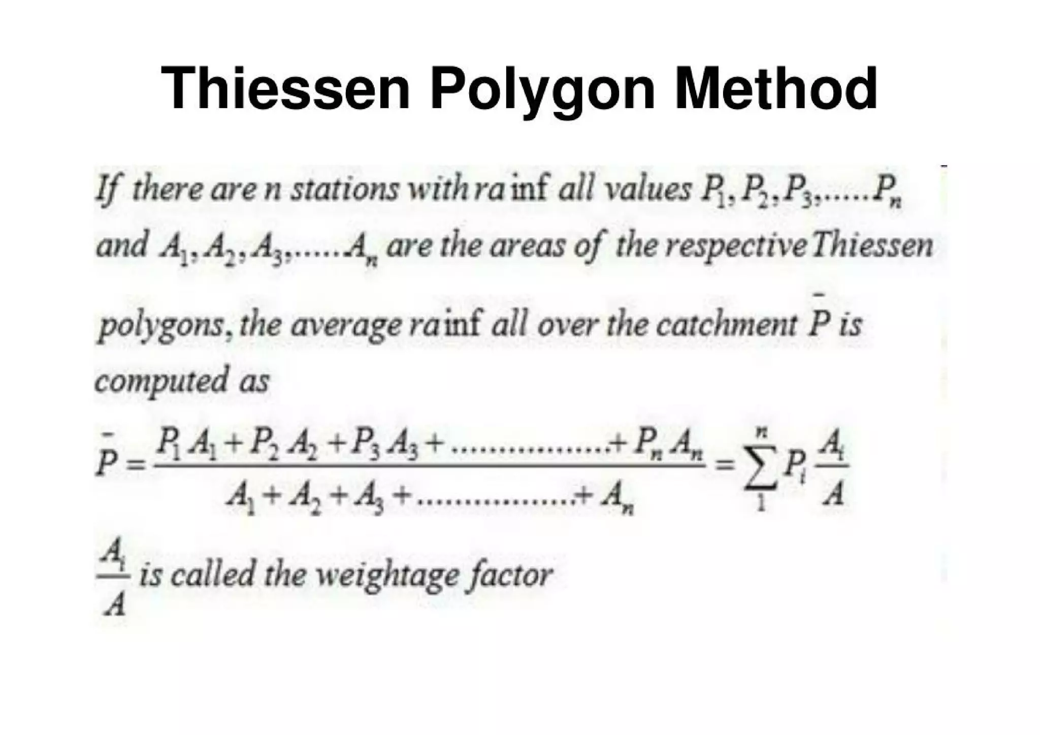 RAINFALL DATA ANALYSIS