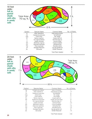 20
10 feet
wide;
full to
partial
shade
with silty
& sandy
soils
20 feet
wide;
full to
partial
shade
with silty
& sandy
soils
 