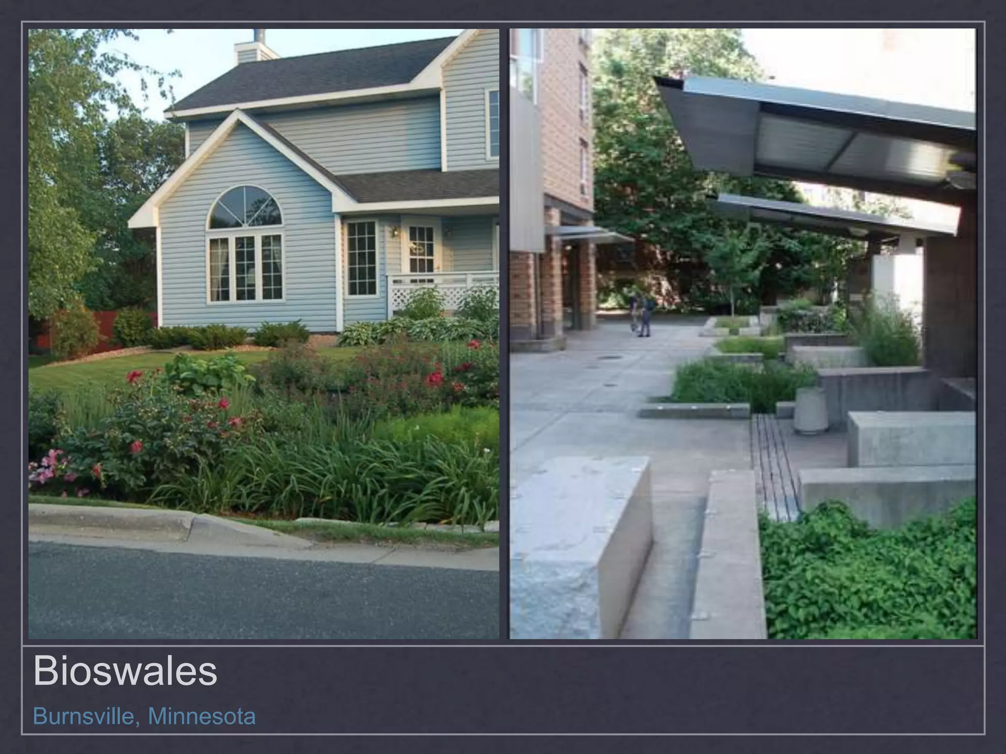 BioswalesBurnsville, Minnesota