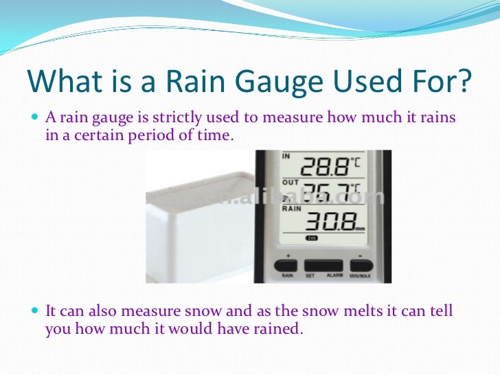 Rain gauge period 2