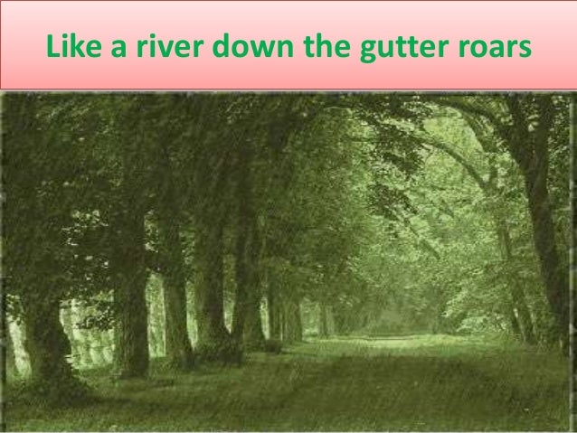 Rain in summer (poem)