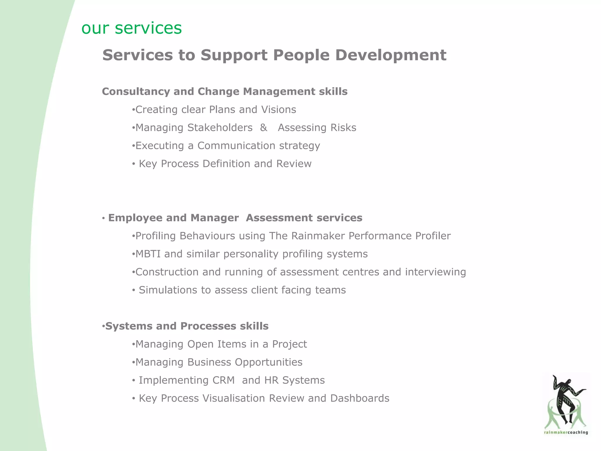 Intro to Rainmaker Coaching Ltd