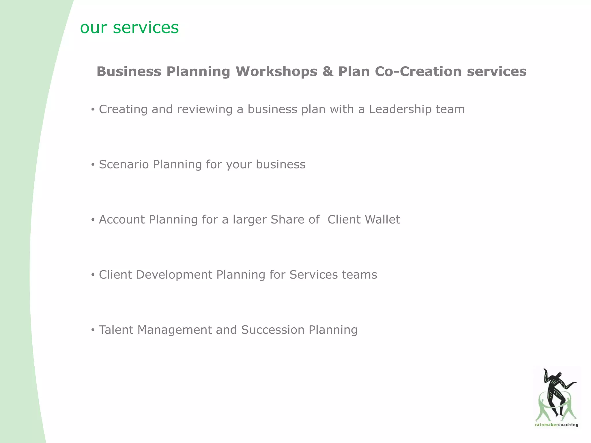 Intro to Rainmaker Coaching Ltd