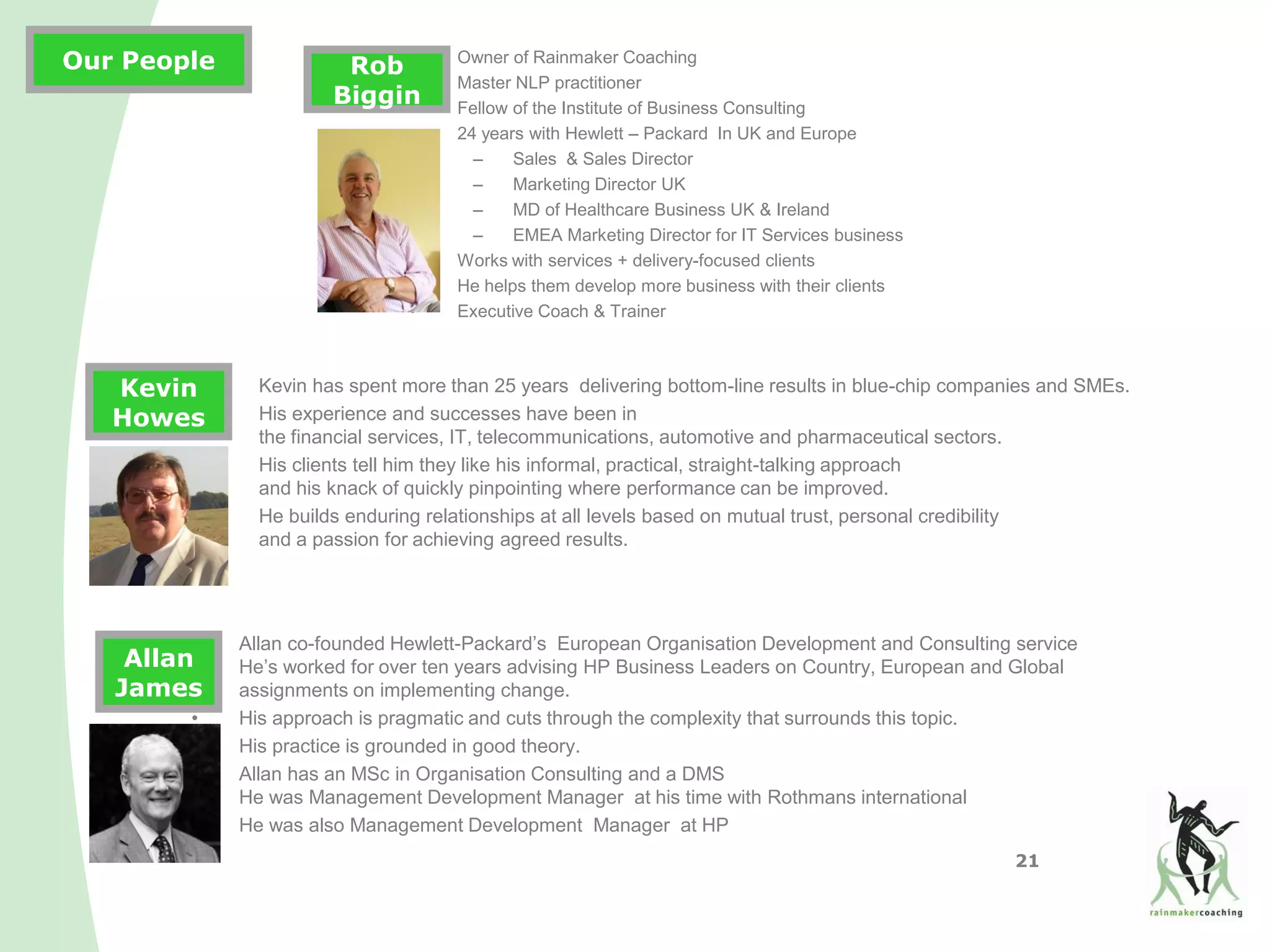 Intro to Rainmaker Coaching Ltd