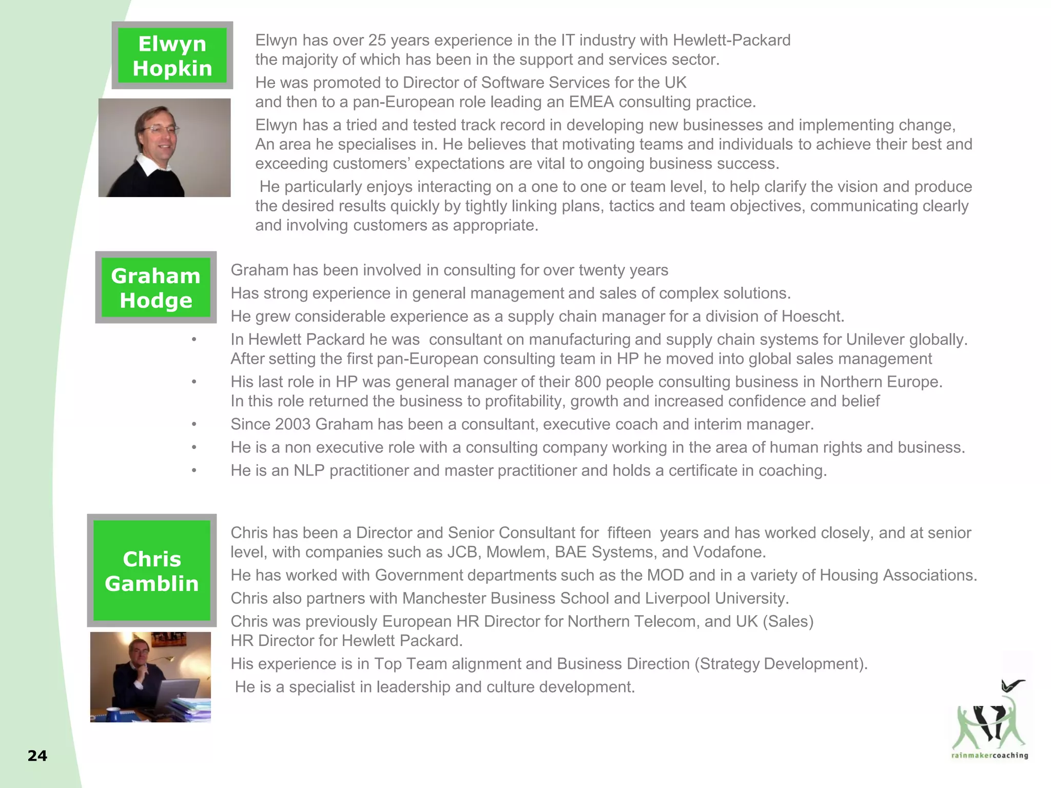 Intro to Rainmaker Coaching Ltd