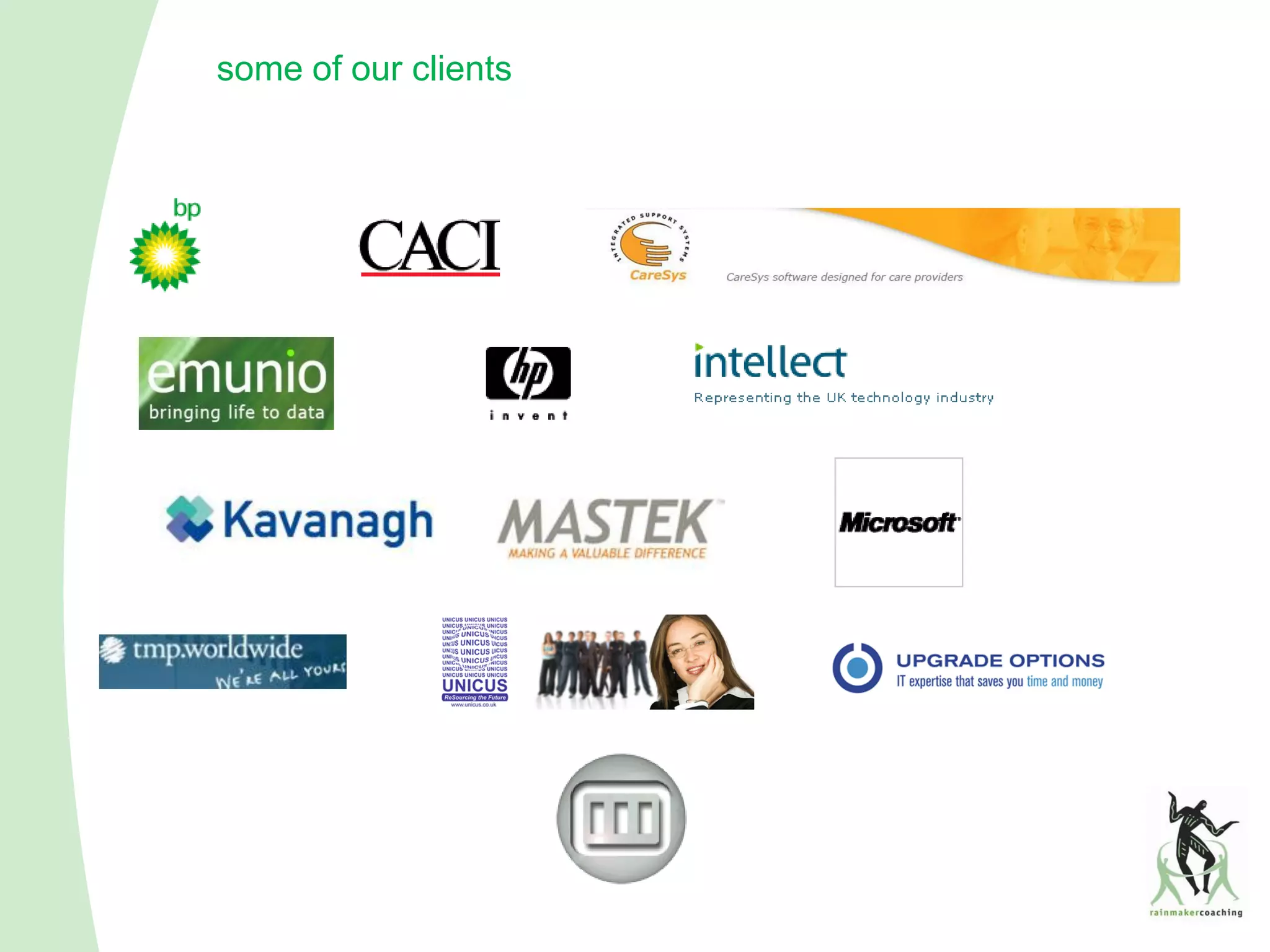 Intro to Rainmaker Coaching Ltd