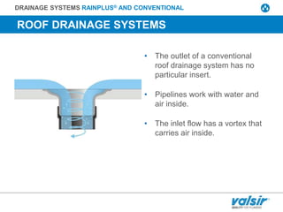 Rainplus Siphonic vs Conventional Drainage | PPSX