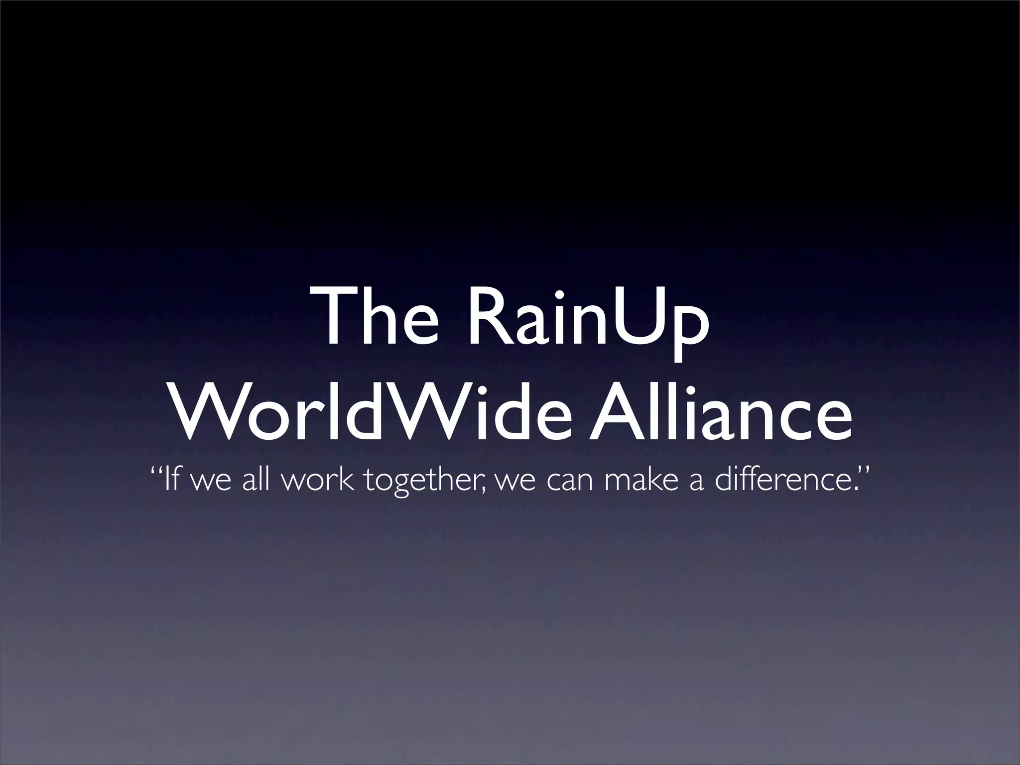 Rain up presentation (erlang factory) | PPT