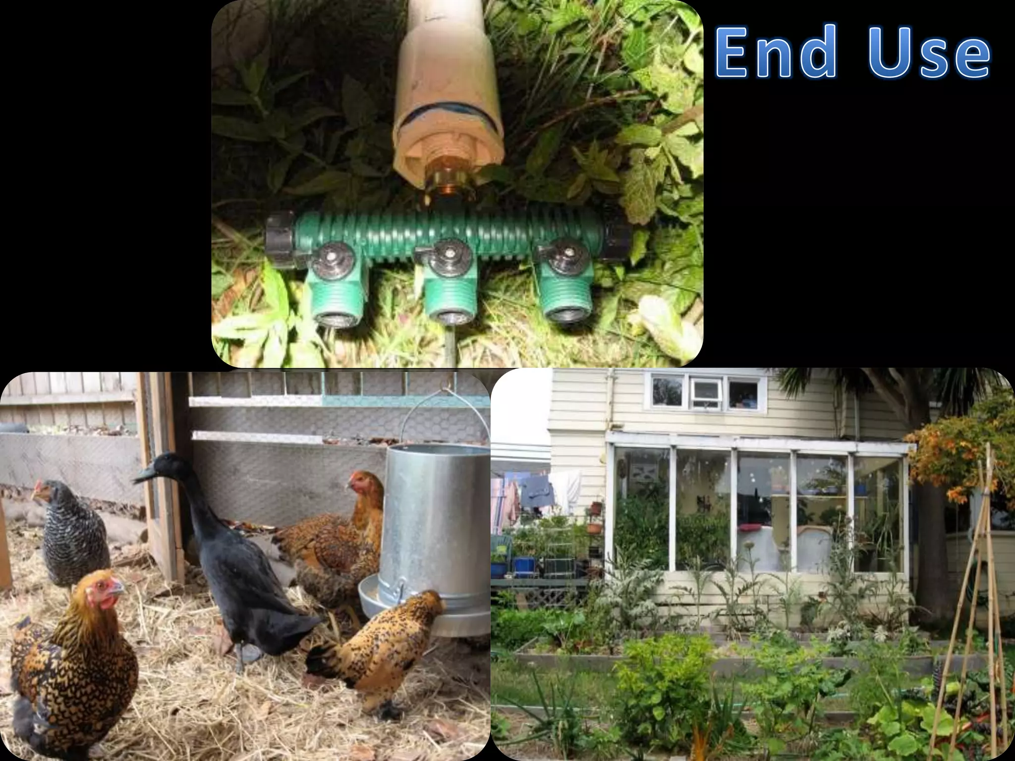 a roof and a barrel, + end use