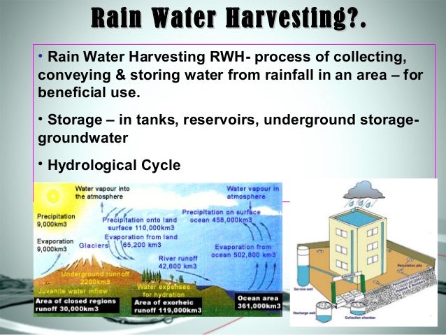 Rooftop rainwater harvesting picture