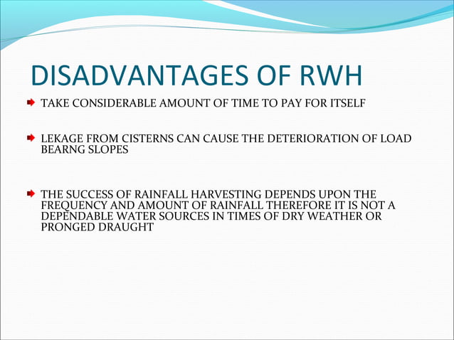 Rainwater harvesting | PPT