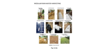 MODULAR RAIN WATER HARVESTING
 
