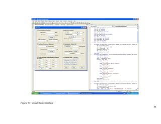 Figure 13: Visual Basic Interface




                                    41
 