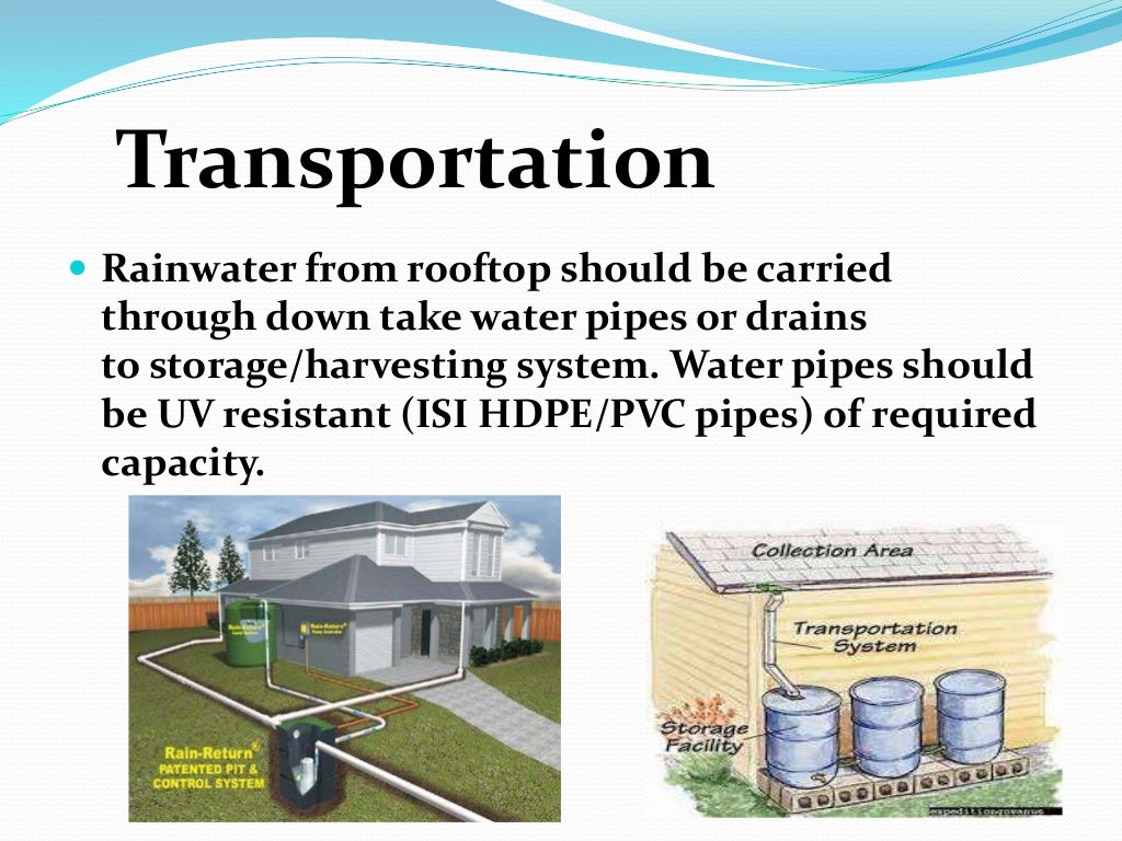 Rain water harvesting presentation