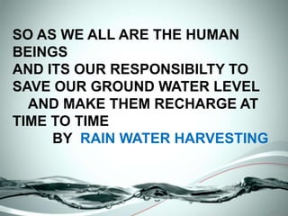 Collected rainwater can be degraded with the inclusion of waste water runoff.ppt  (5)CondensationLet’s take a look atThe Water CyclePrecipitationEvapotranspirationEvaporationInfiltrationSurface RunoffSurface WaterConsumptionGroundwaterSea water intrusion
