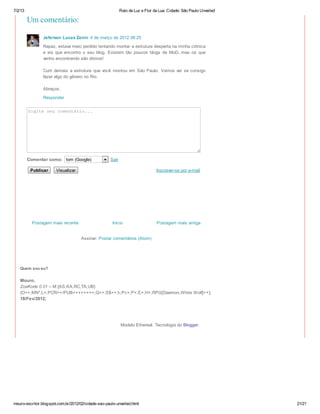 Raio de luz e flor da lu..