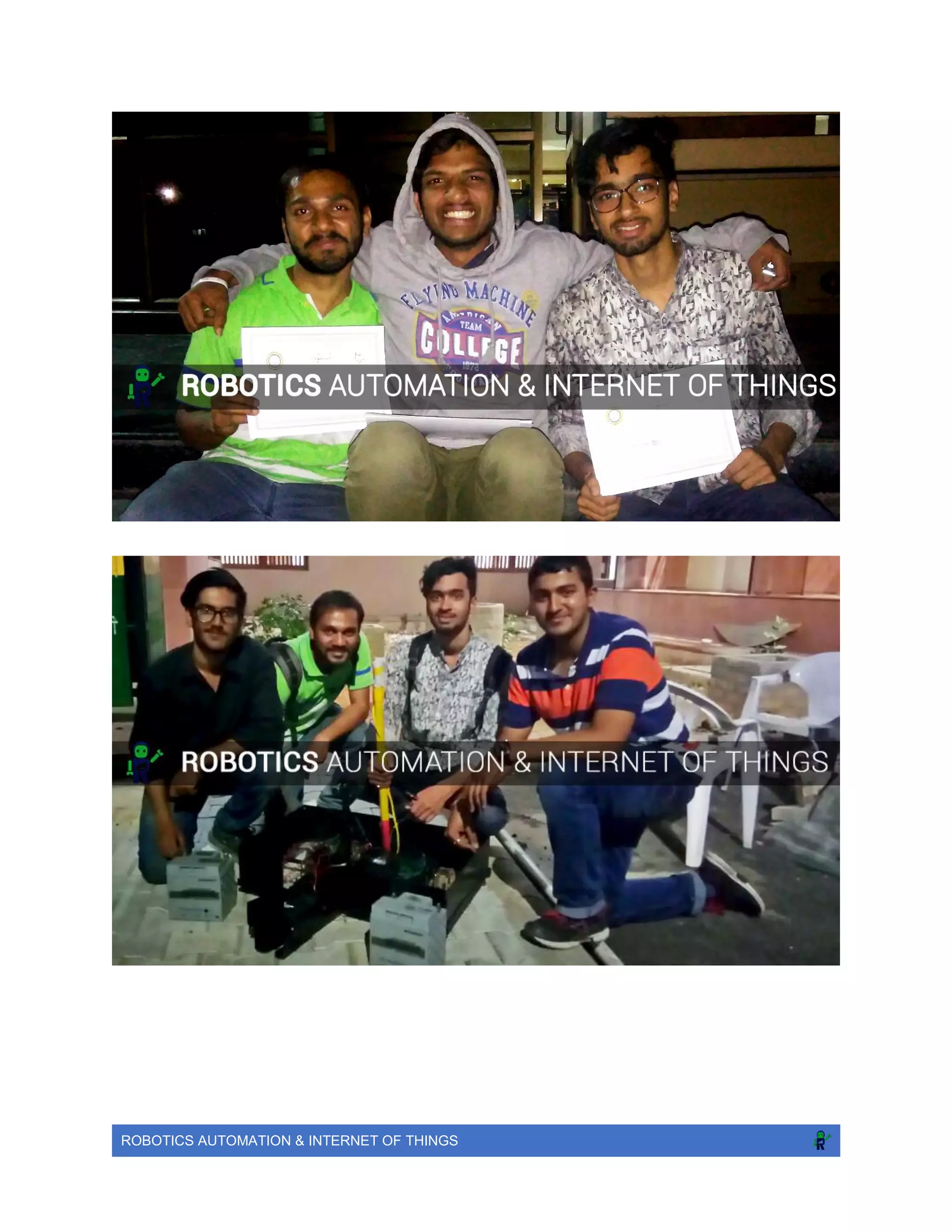 ROBOTICS AUTOMATION & INTERNET OF THINGS
 