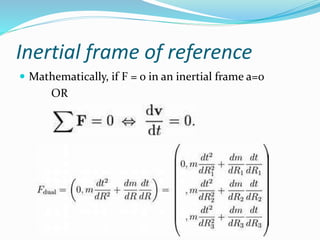 FRAMES OF REFERENCE BSC I 2018 | PPTX