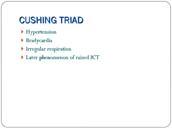 Raised intra cranial pressure