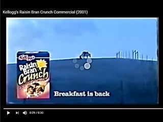 Raisin bran crunch commercial 2001