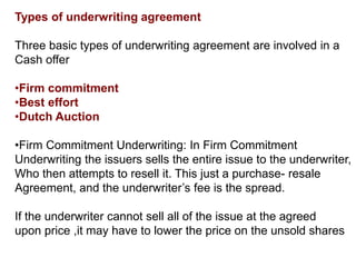 Underwriting Types Raising Capital 1.ppt