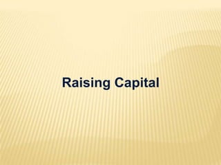 Raising Capital 