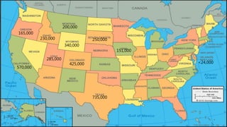 735,000
570,000
425,000
340,000
285,000
250,000
230,000
200,000
165,000
151,000
<24,000
 