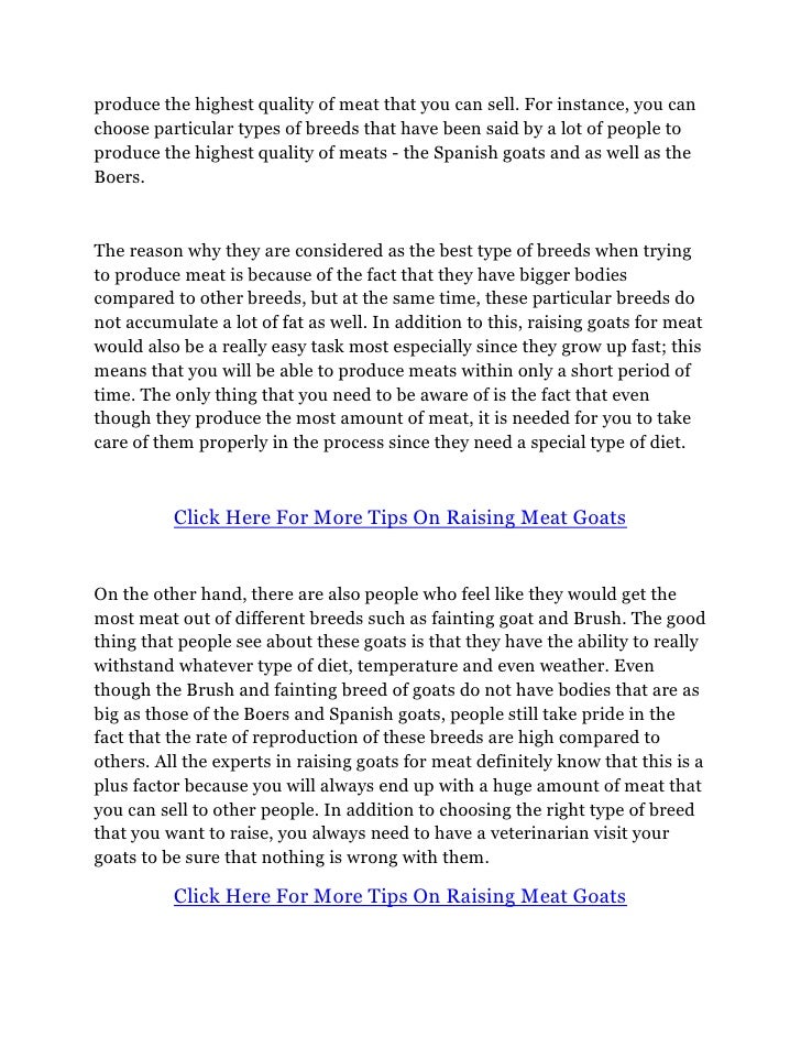 Raising Goats For Meat Is It Worth It To Raise Goats And What Does It Take