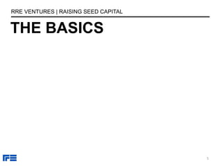 Raising Seed Capital by Steve Schlafman at RRE Ventures | PPTX