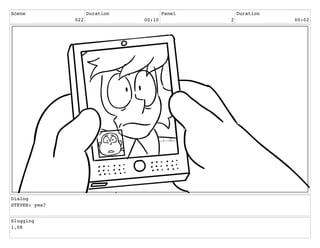Scene
022
Duration
00:10
Panel
2
Duration
00:02
Dialog
STEVEN: yes?
Slugging
1.08
 