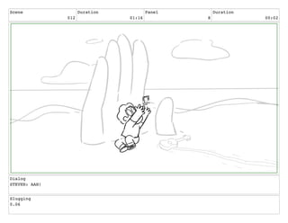 Scene
012
Duration
01:16
Panel
8
Duration
00:02
Dialog
STEVEN: AAH!
Slugging
0.06
 