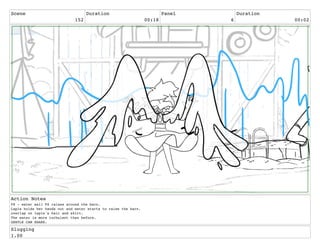 Scene
152
Duration
00:18
Panel
6
Duration
00:02
Action Notes
FX - water wall FX raises around the barn.
Lapis holds her hands out and water starts to raise the barn.
overlap on lapis's hair and skirt.
The water is more turbulent than before.
GENTLE CAM SHAKE.
Slugging
1.00
 