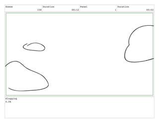 Scene
158
Duration
00:12
Panel
1
Duration
00:02
Slugging
0.06
 