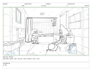 Scene
166
Duration
01:04
Panel
7
Duration
00:02
Action Notes
Peridot gets off toilet and crawls into tub.
Slugging
0.06
 