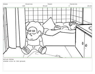 Scene
168
Duration
00:22
Panel
3
Duration
00:02
Action Notes
steven sits on the ground.
 