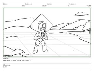 Scene
132
Duration
00:04
Panel
2
Duration
00:02
Dialog
PERIDOT: I want to be here for it!
Slugging
2.08
 