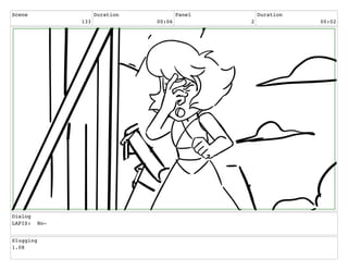 Scene
133
Duration
00:06
Panel
2
Duration
00:02
Dialog
LAPIS: No-
Slugging
1.08
 